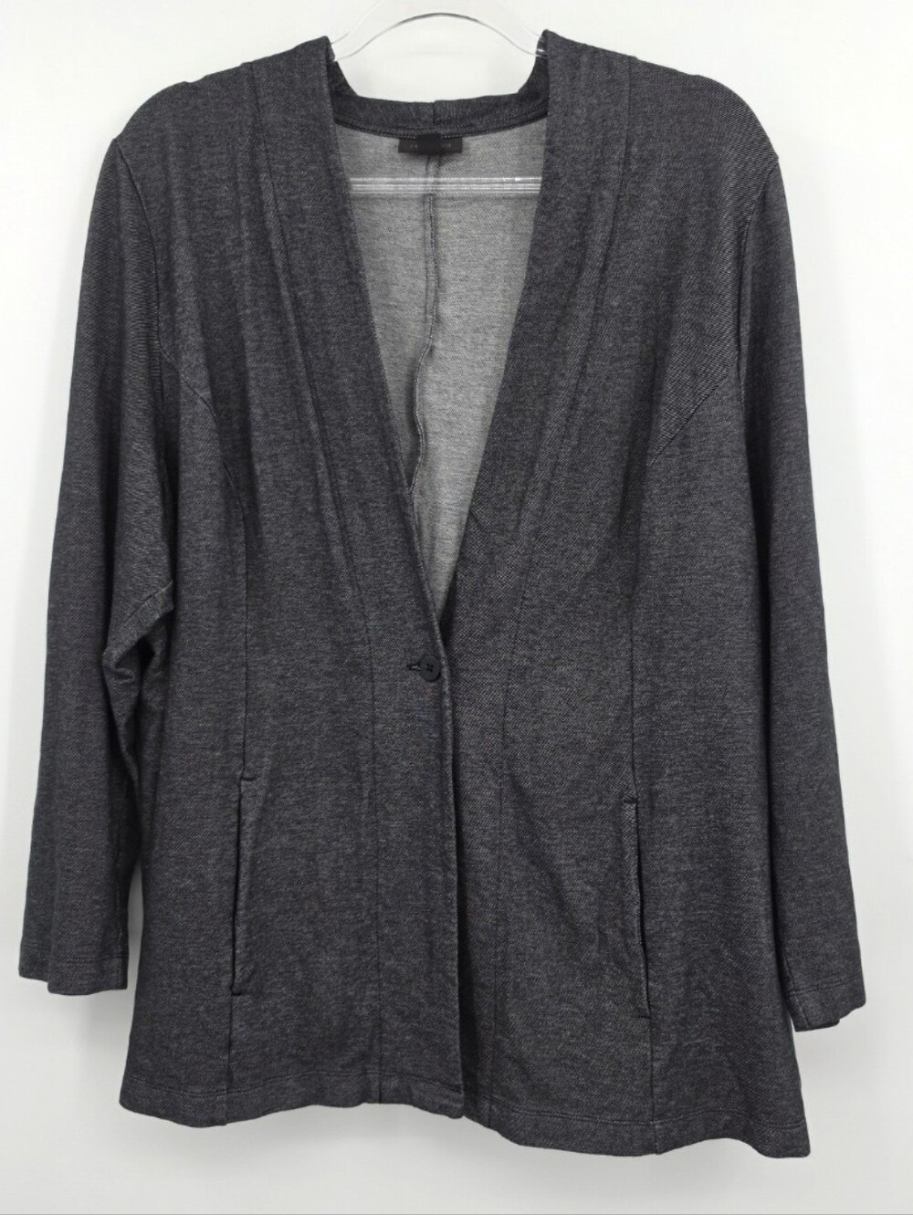 J. Jill Wearever Collection Long Sleeve V Neck Button Front Cardigan XL Petite